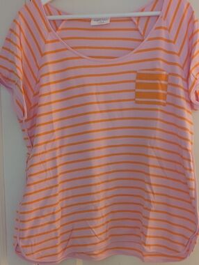 Lake Pajamas X Atlantic Pacific Size XL Short Sleeve Sleep Top